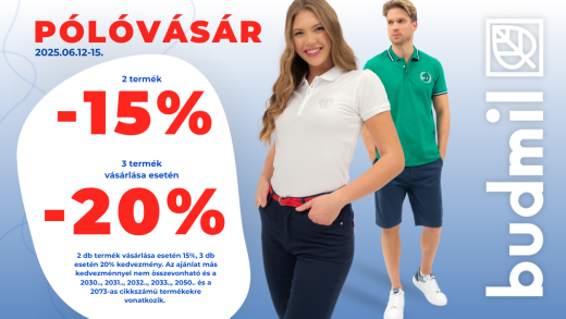 PÓLÓVÁSÁR június 12–15. között a budmilban!