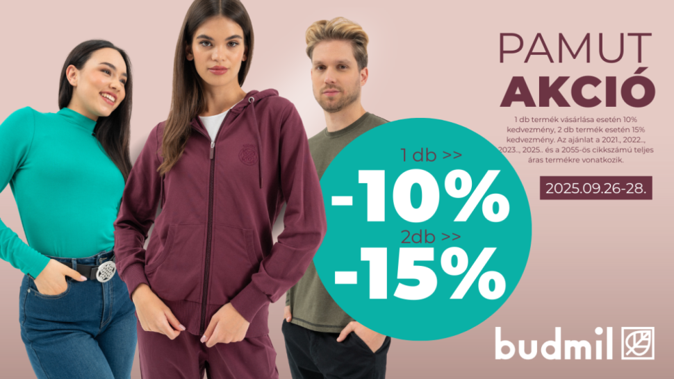 Pamut akció a budmilnál!