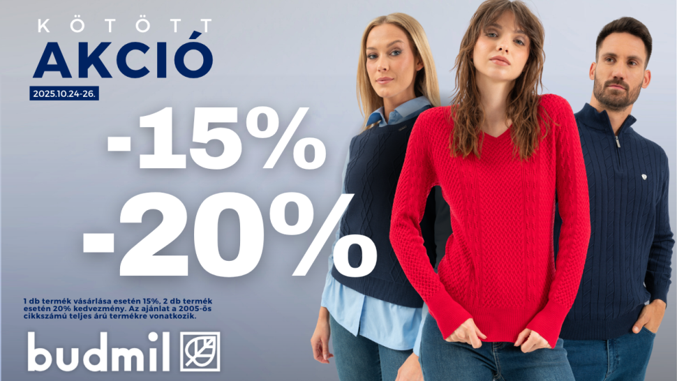Kötött akció a budmilnál!
