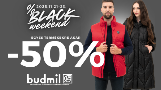 BLACK WEEKEND a budmilnál!