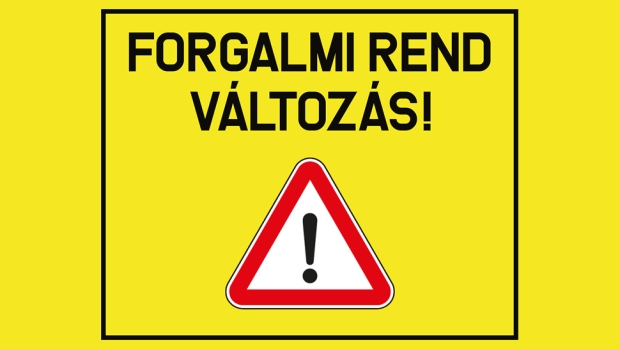 Forgalmi rend változás a DERA PARK területén!