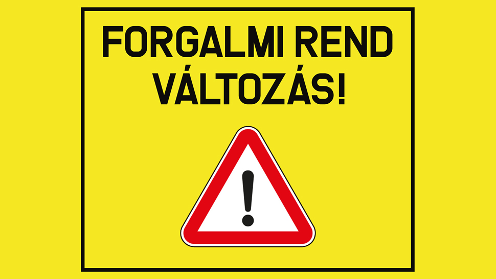 Forgalmi rend változás a DERA PARK területén! | DERA PARK