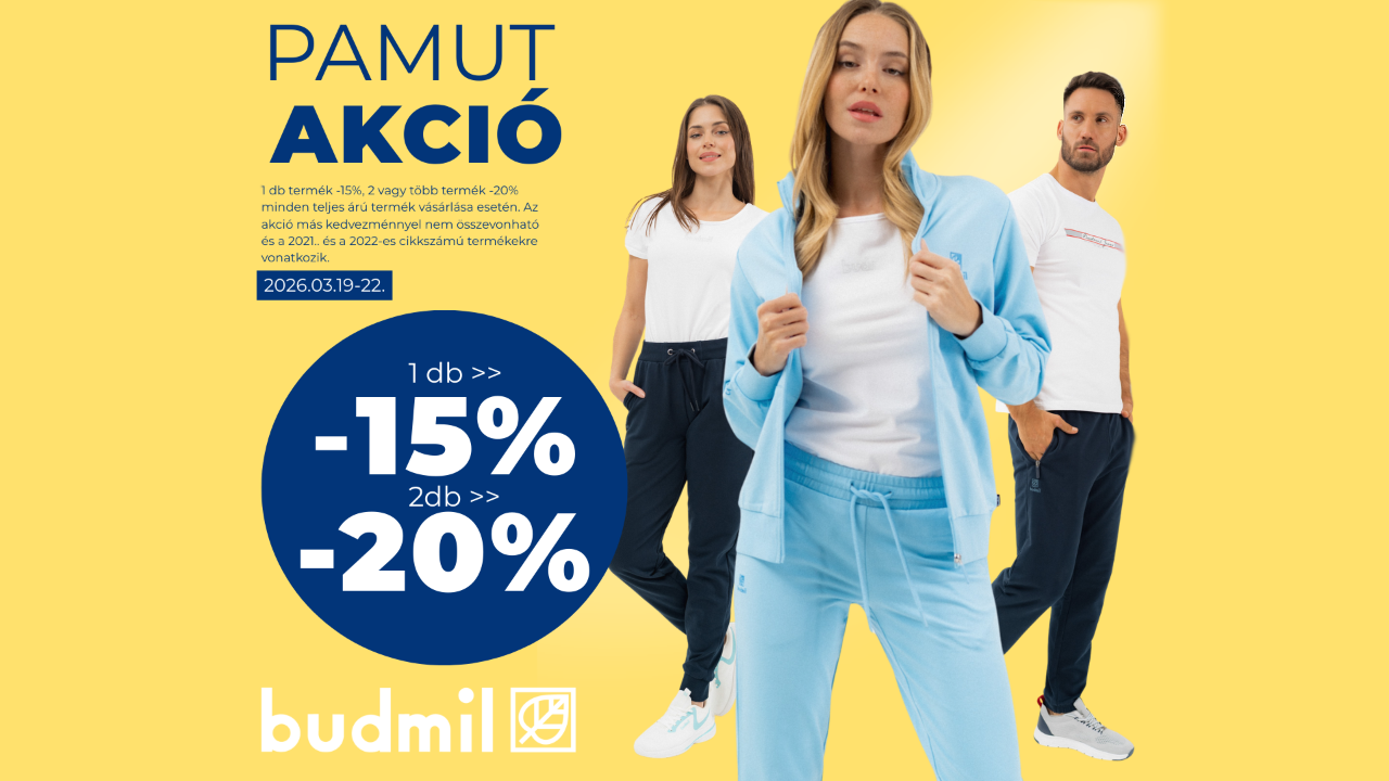 Márciusi pamut akció a budmilnál! | DERA PARK