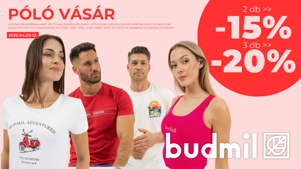 Póló akció a budmilban!