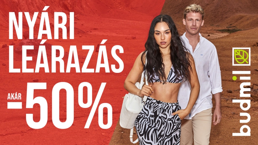 budmil - akár -50% akció